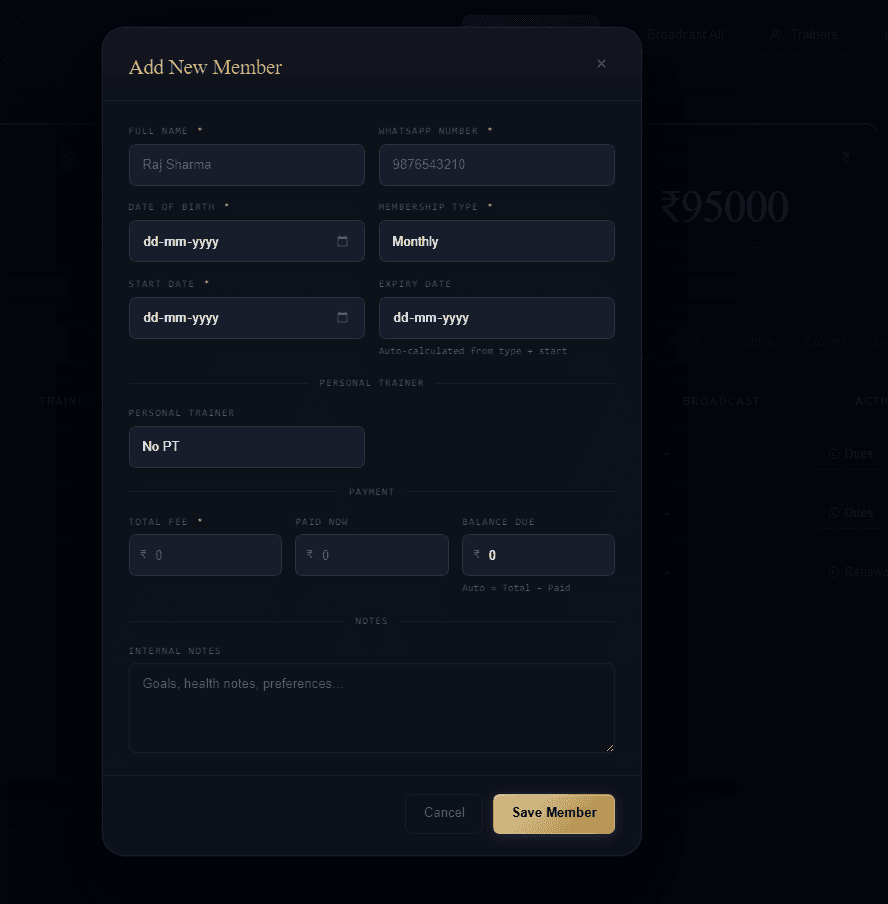 IQ Iron Fitness screenshot 3