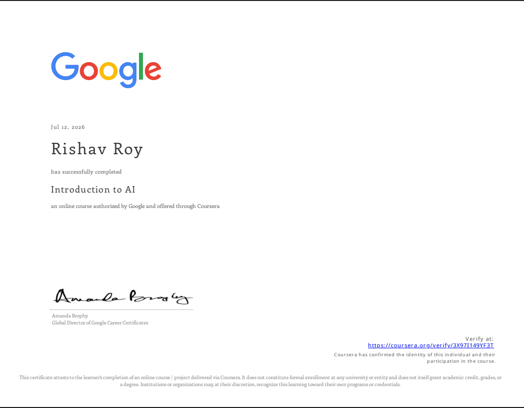 Introduction to AI